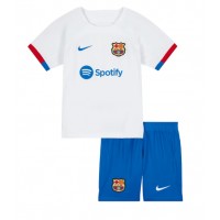 Dětský fotbalový dres Barcelona 2023-24 Venkovní Krátký Rukáv (+ trenýrky)